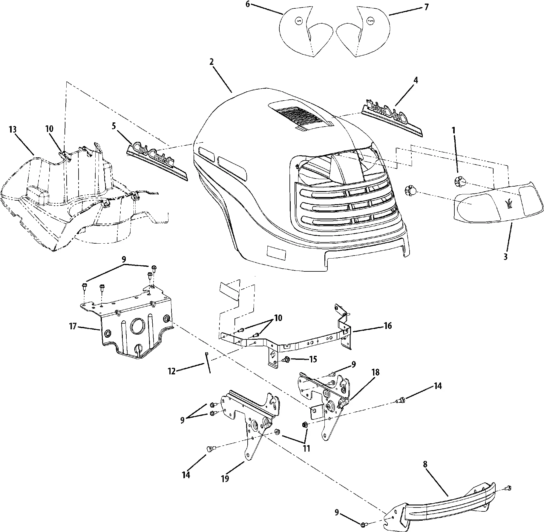 cub cadet gt1554 parts diagram