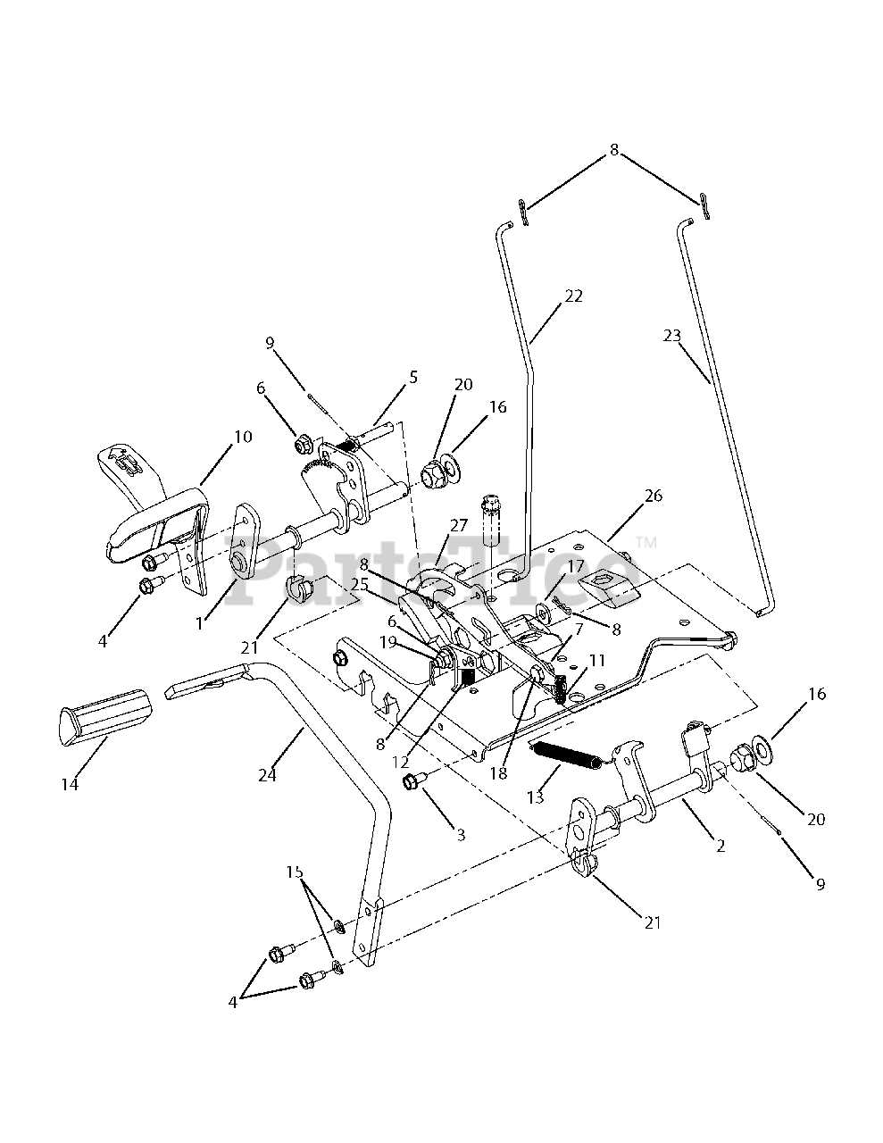 cub cadet ltx1045 parts diagram