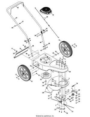 cub cadet weed eater parts diagram