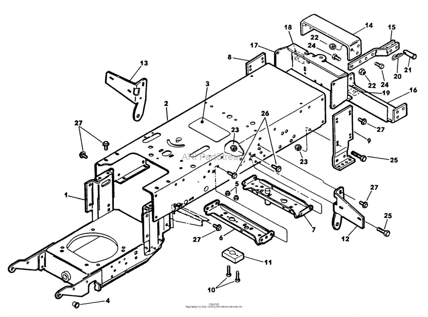 cub cadet xt1 lt46 parts diagram