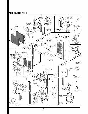 dehumidifier parts diagram