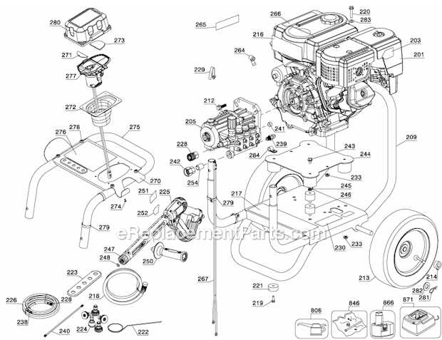 dewalt pressure washer parts diagram