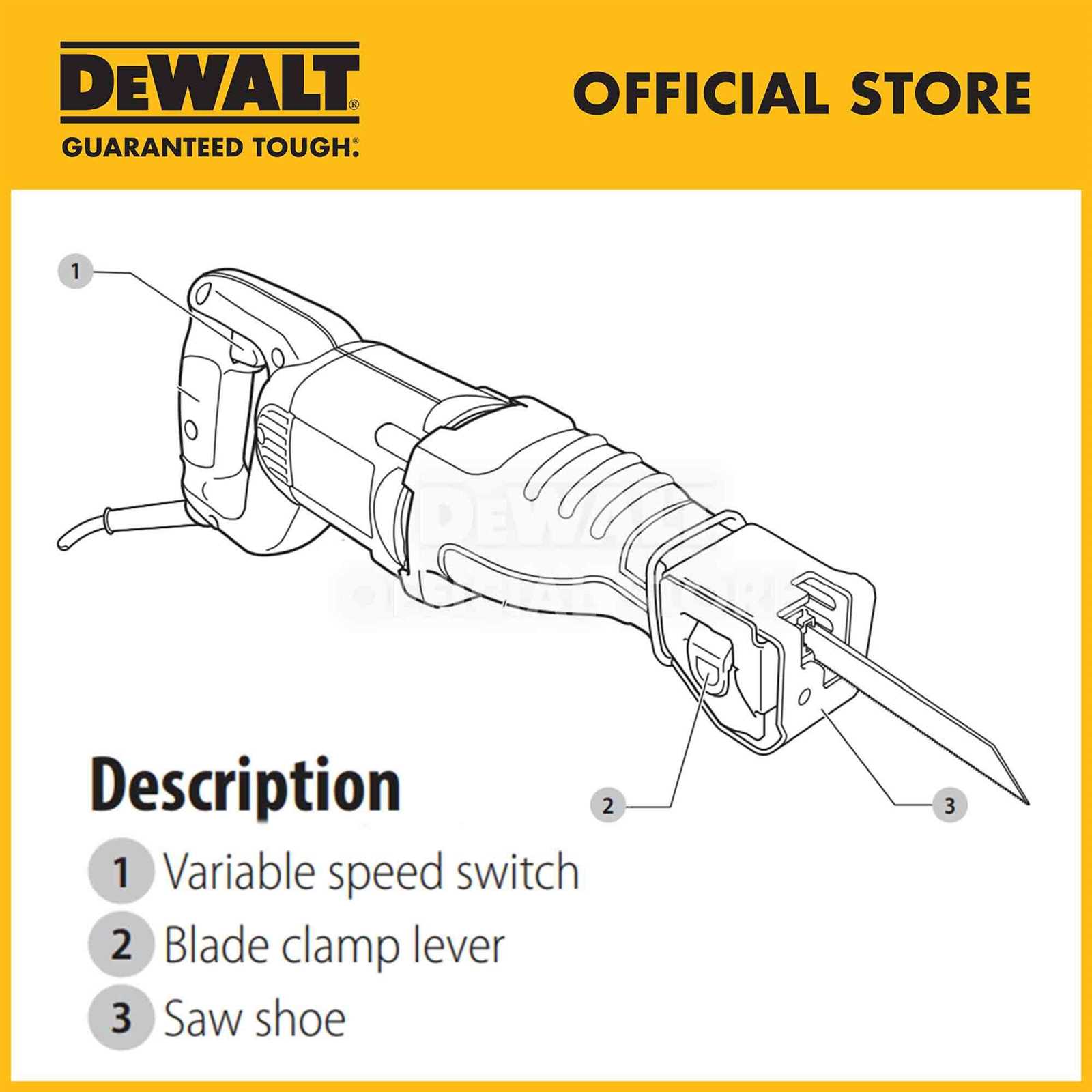 dewalt sawzall parts diagram