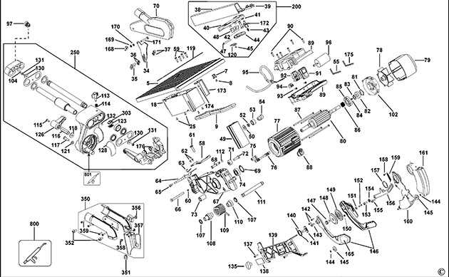 dewalt table saw parts diagram