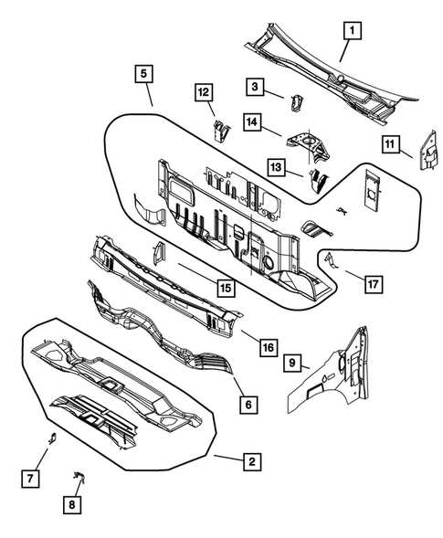 dodge caravan parts diagram