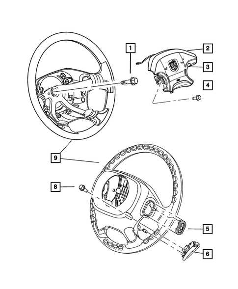 dodge ram 1500 steering parts diagram