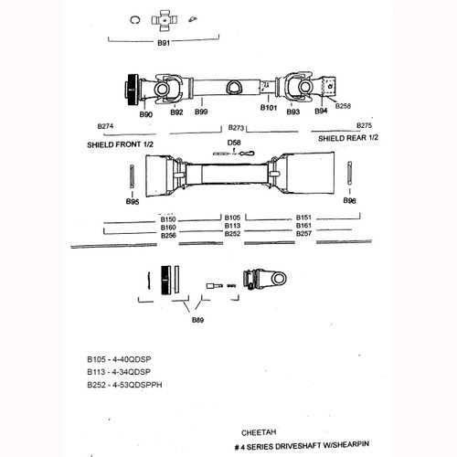 drive shaft parts diagram