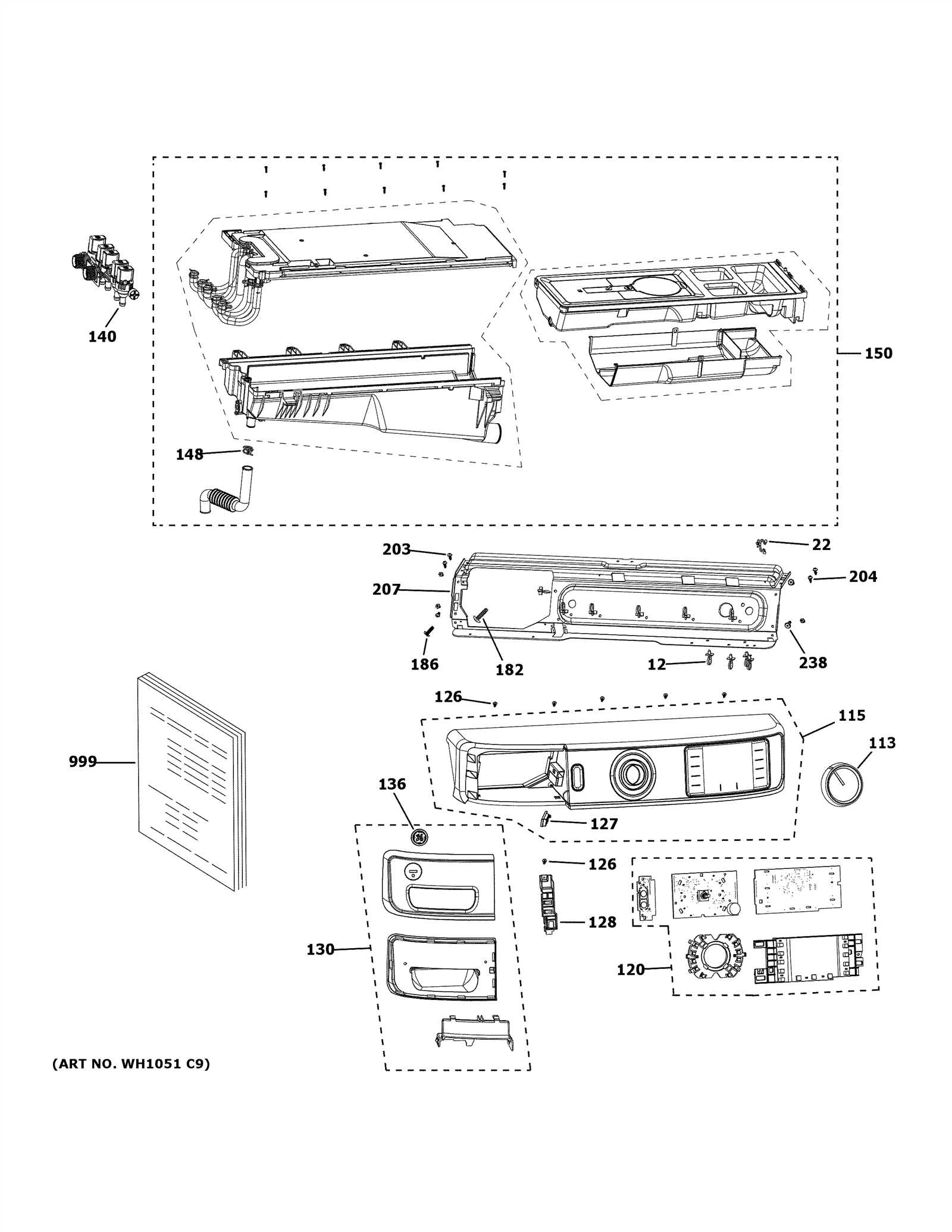 duet washer parts diagram