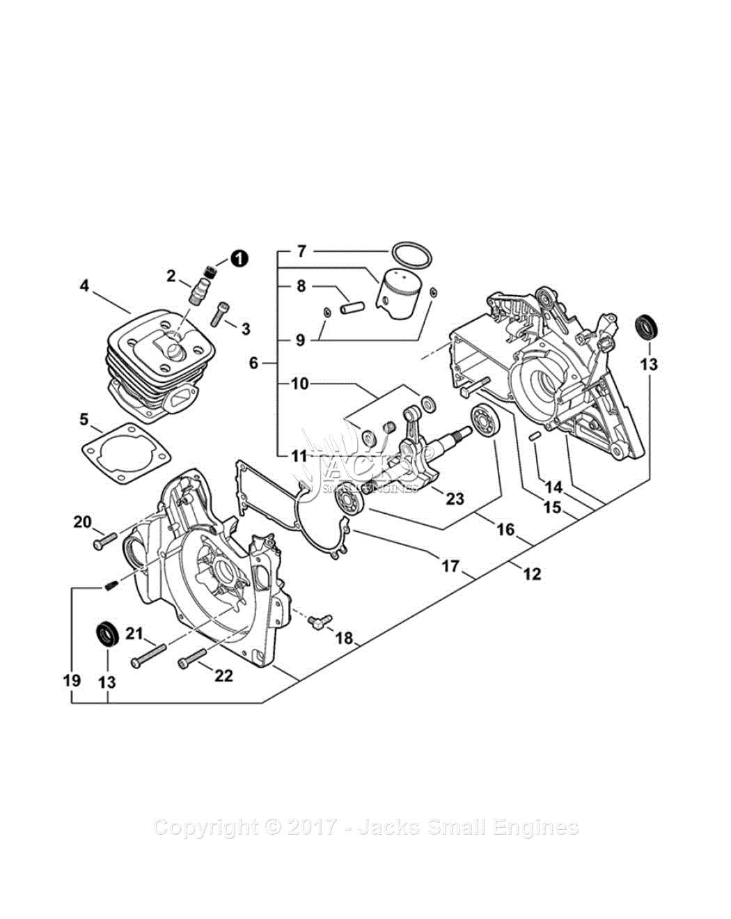 echo chainsaw parts diagram