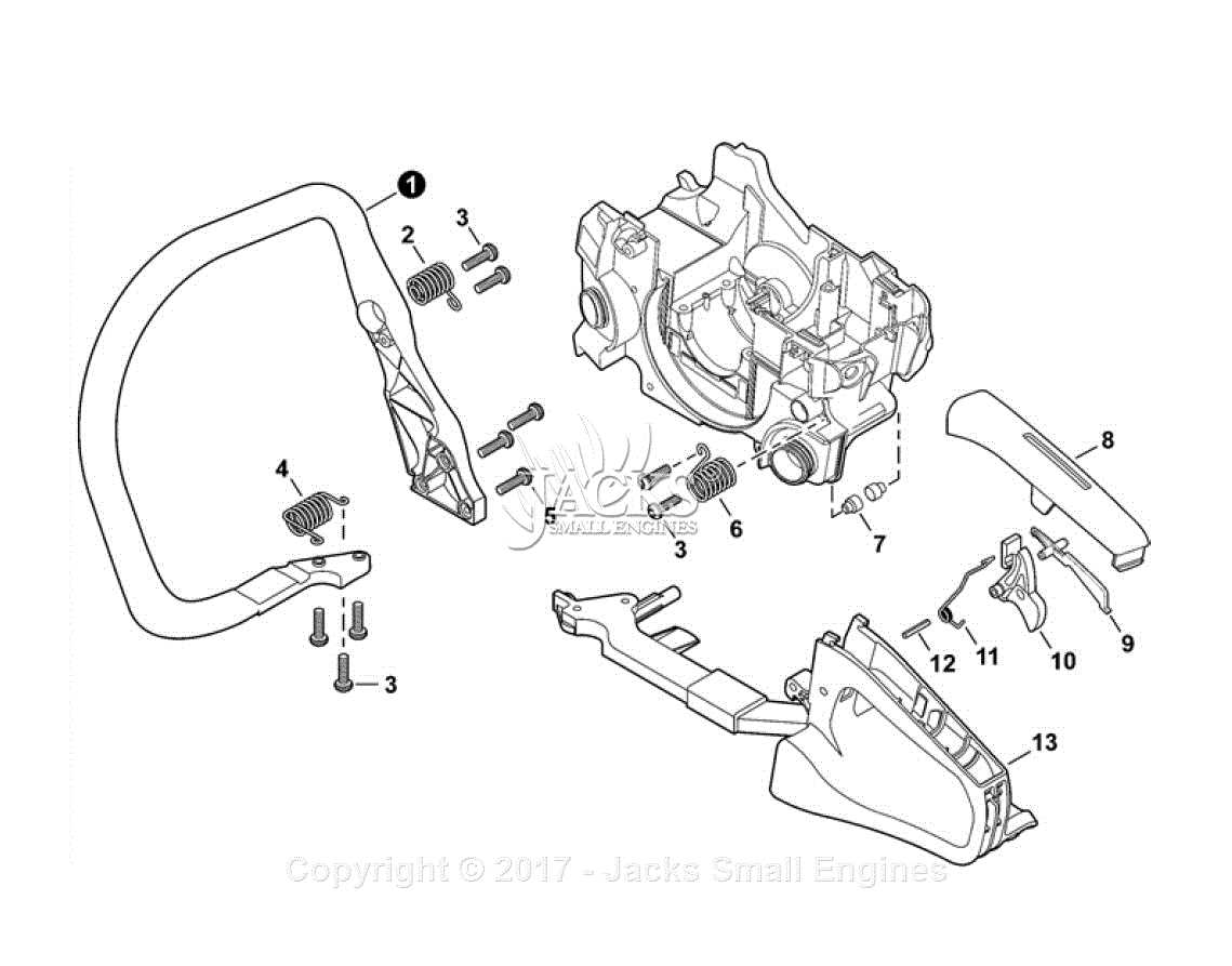 echo chainsaw parts diagram