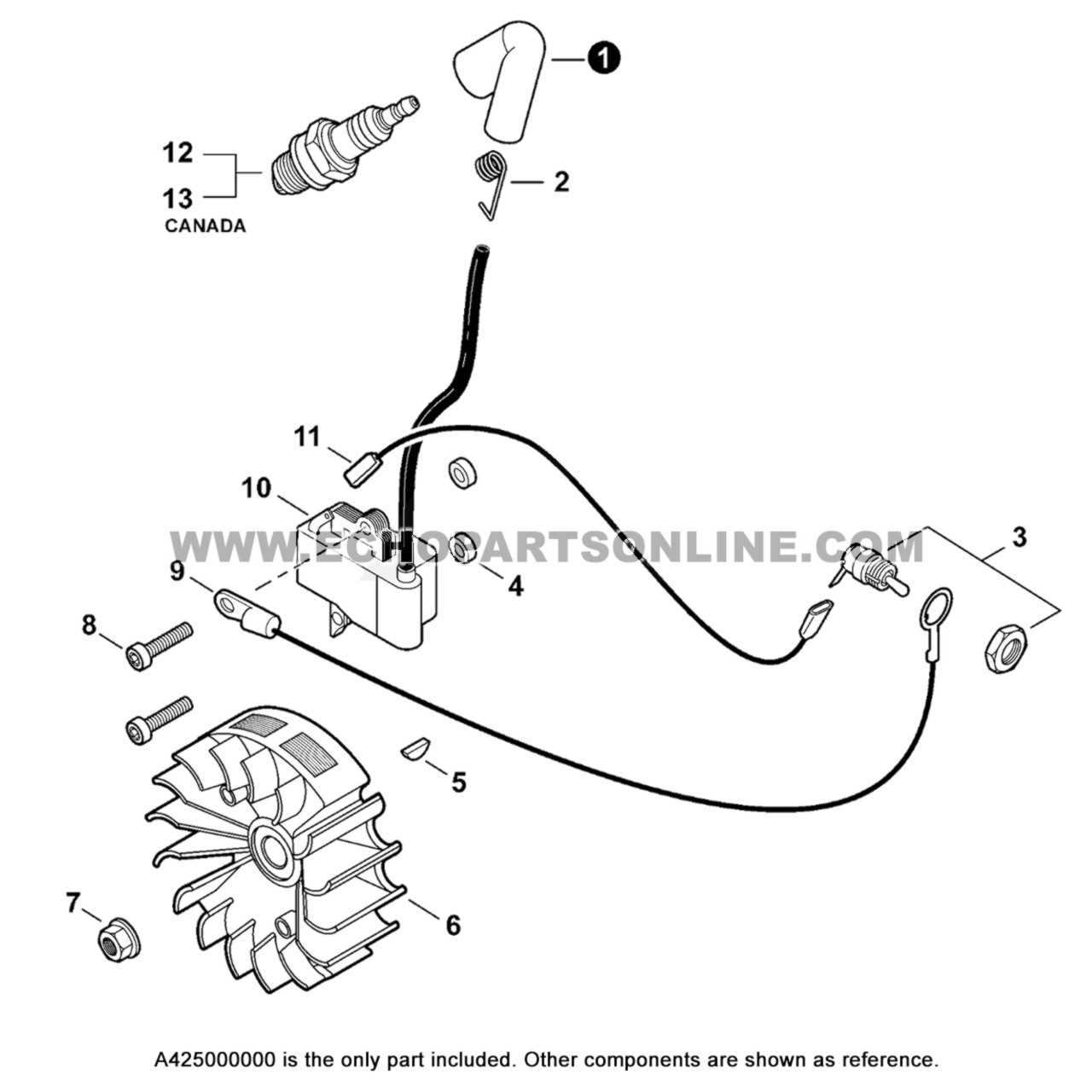 echo pas 225 parts diagram