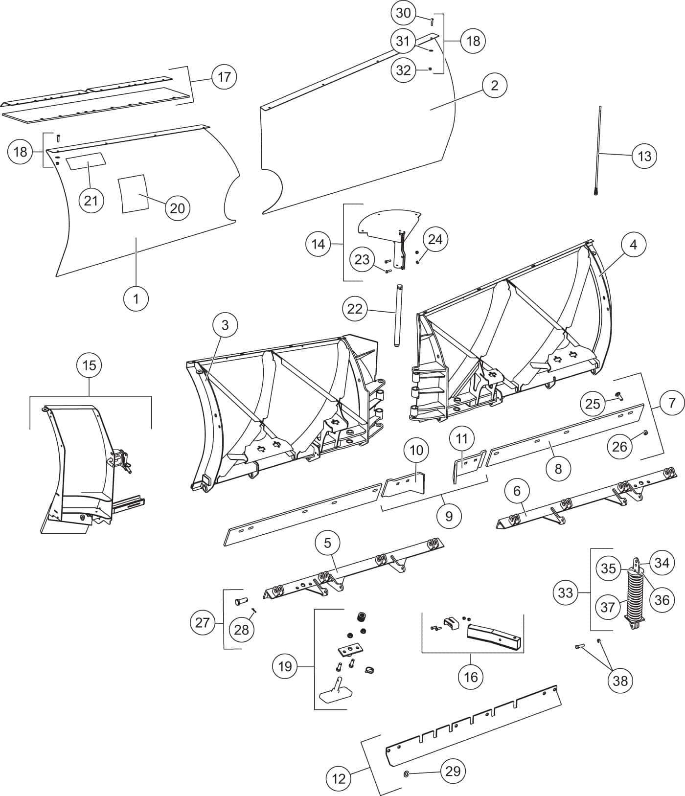 fisher plow parts diagram