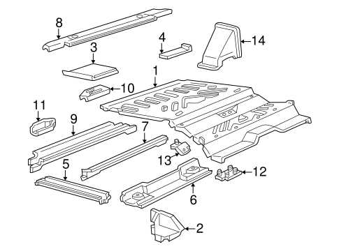 ford explorer body parts diagram