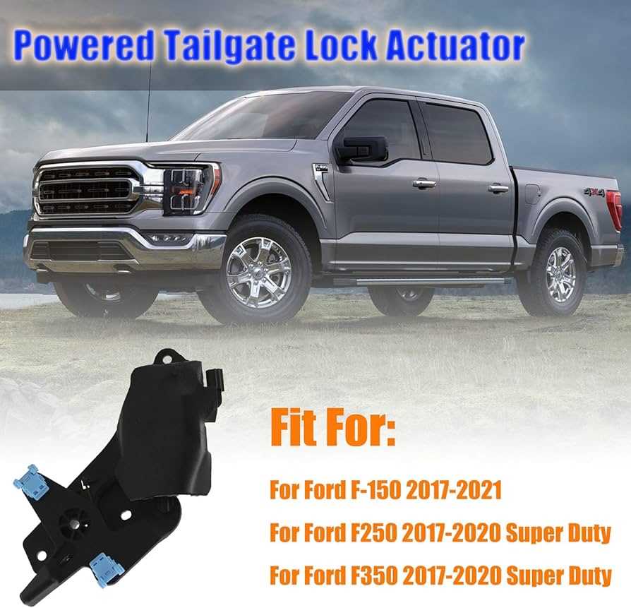 ford f150 tailgate parts diagram