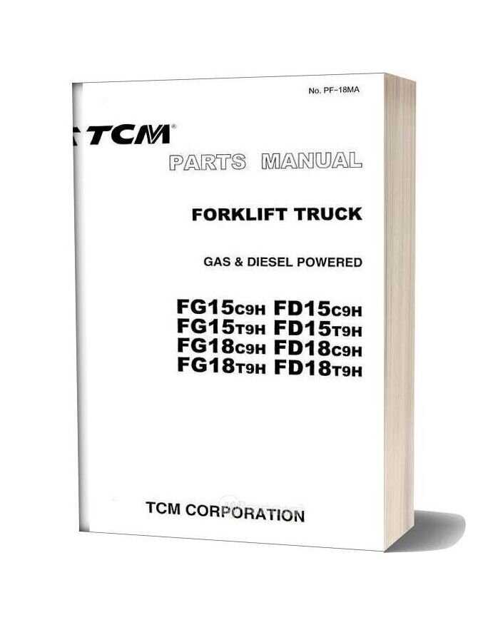 fork truck parts diagram