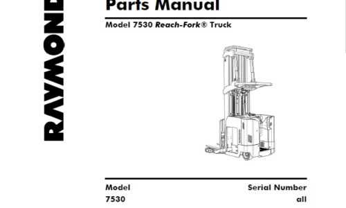 fork truck parts diagram