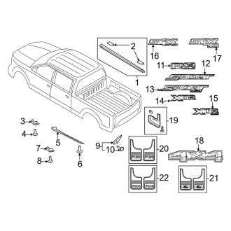 frame ford f150 body parts diagram