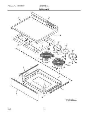 frigidaire stove parts diagram