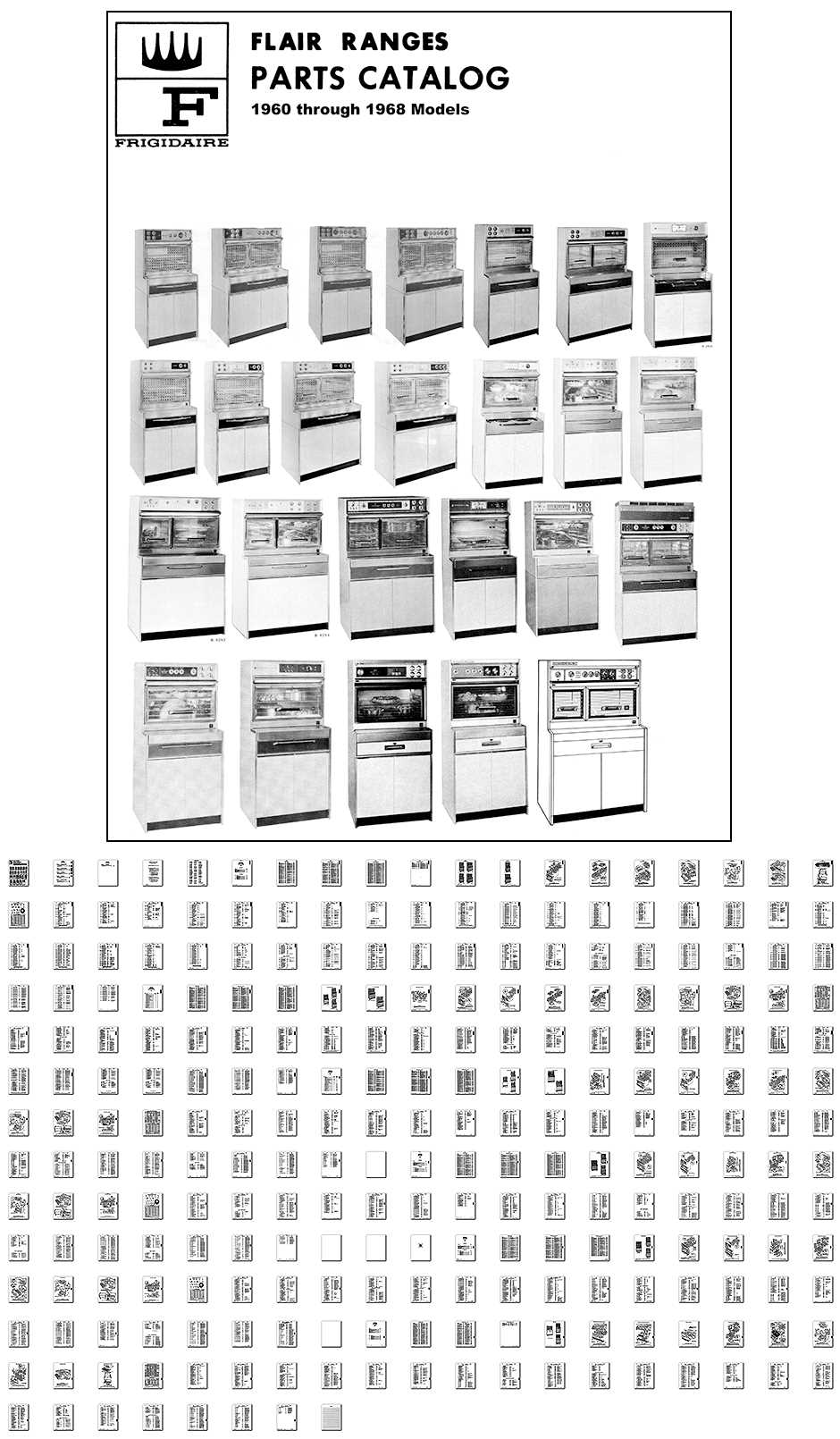 frigidaire stove parts diagram