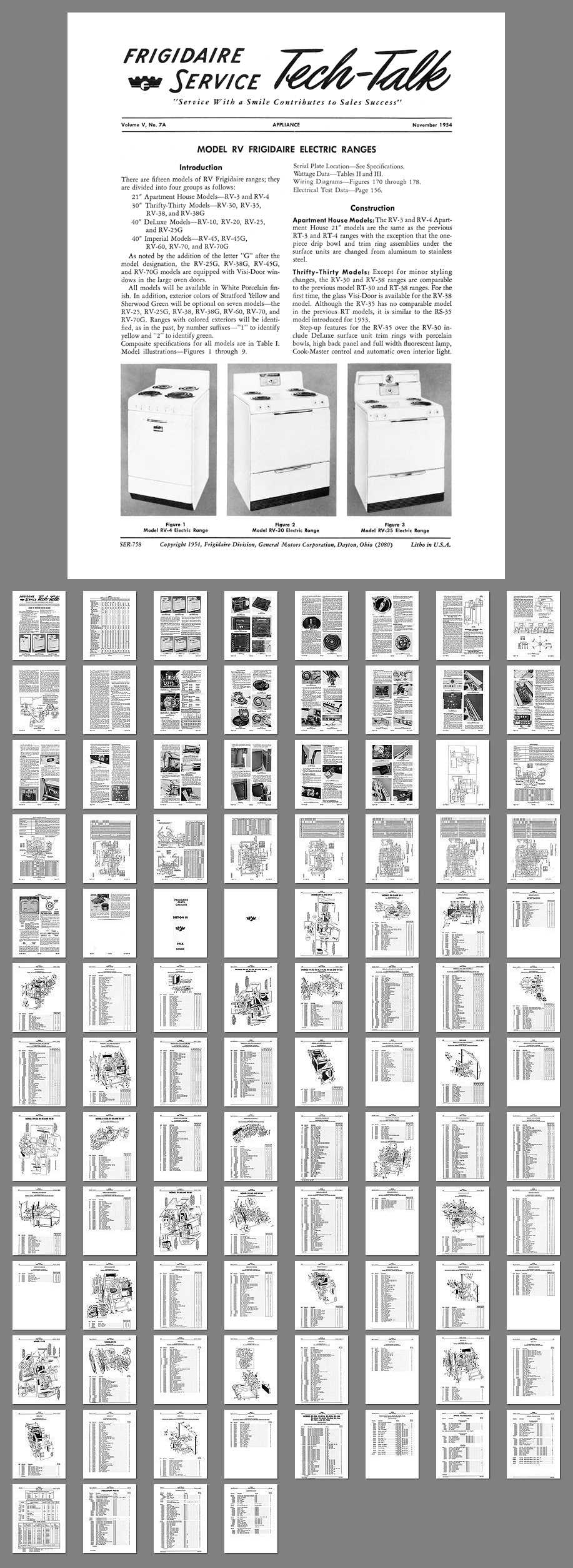 frigidaire stove parts diagram