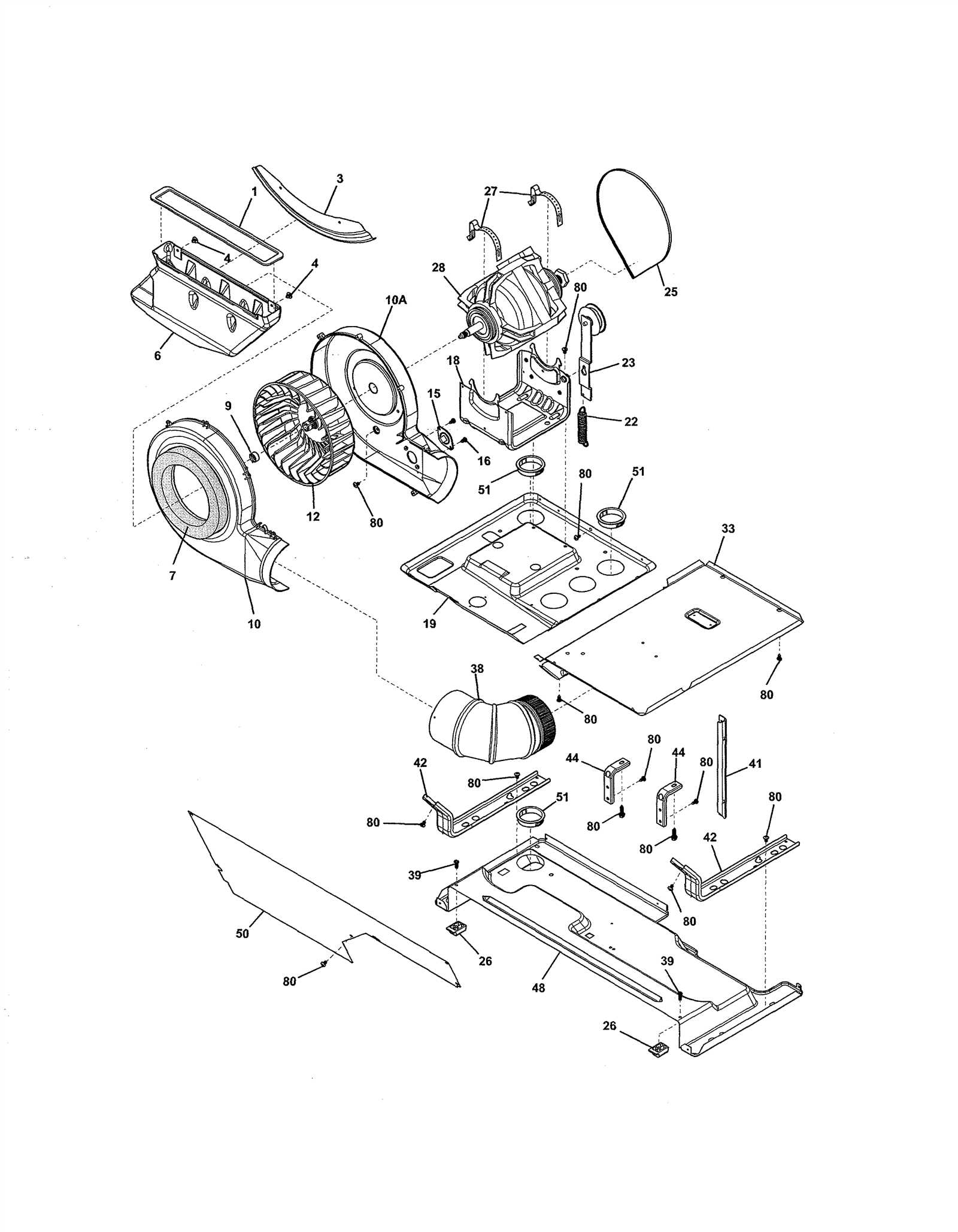 frigidaire washing machine parts diagram