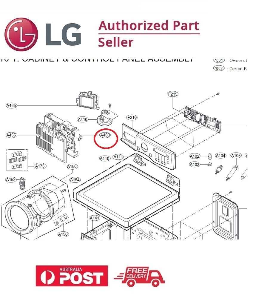 front load washing machine parts diagram