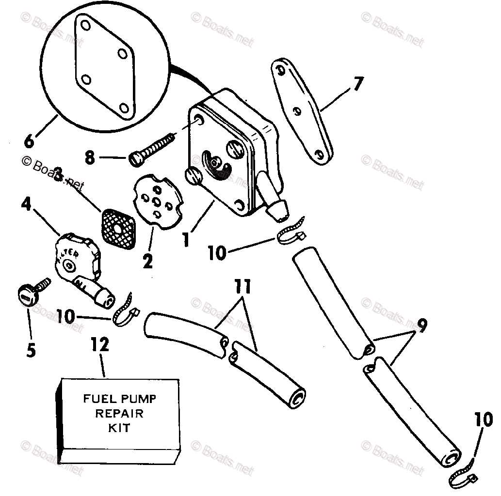 fuel pump parts diagram