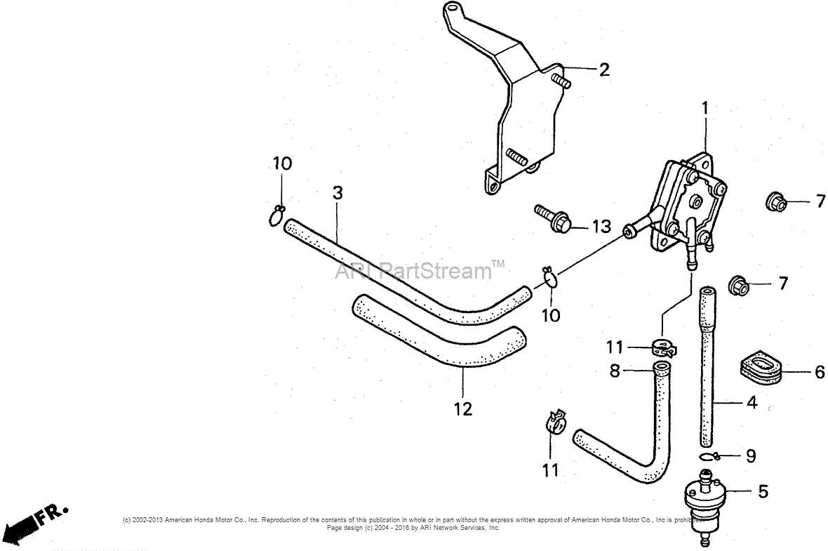 fuel pump parts diagram