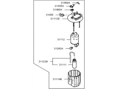 fuel pump parts diagram