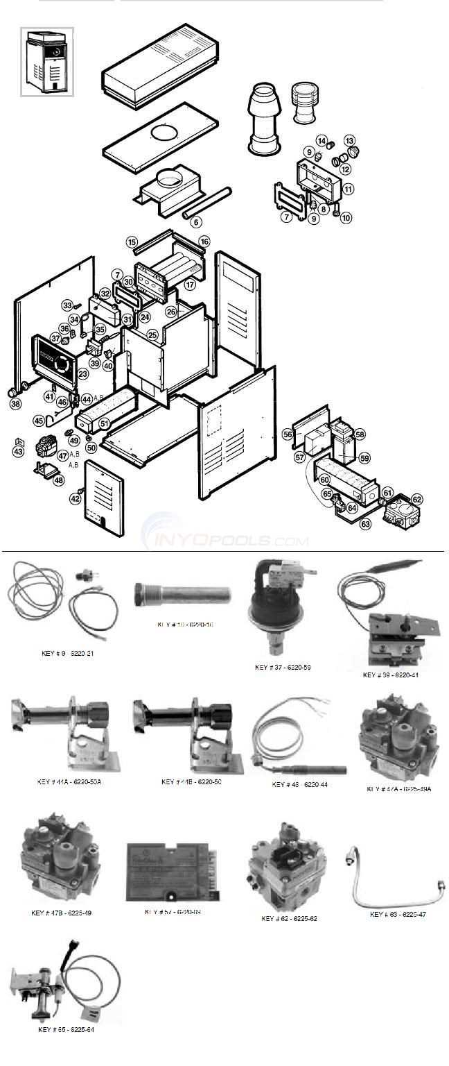 gas hot water heater parts diagram