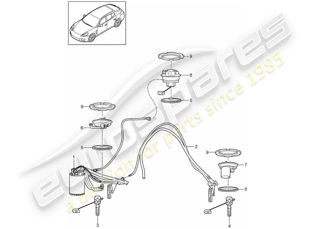 gas tank parts diagram