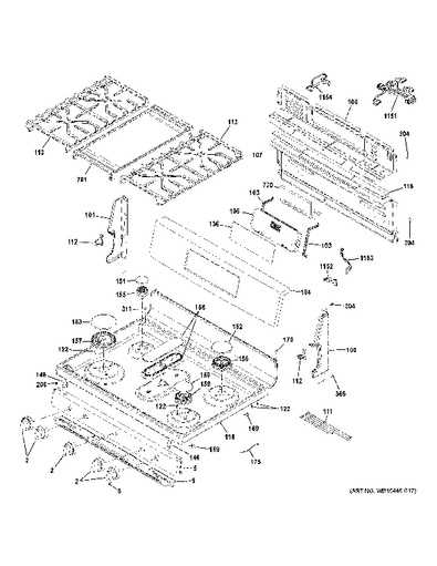 ge range parts diagram