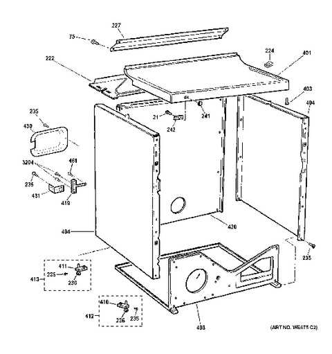 ge top load washer parts diagram