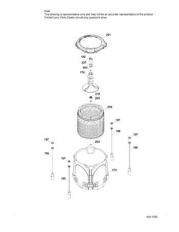 ge top load washer parts diagram