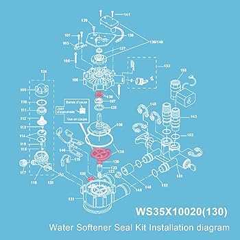 ge water softener parts diagram