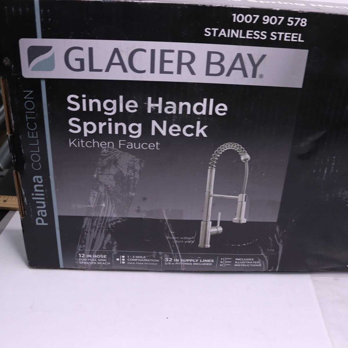 glacier bay kitchen faucet parts diagram