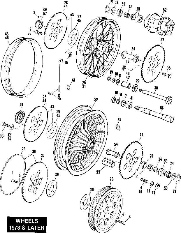 harley rake parts diagram