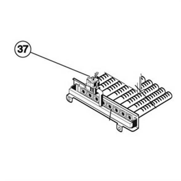 hayward h series pool heater parts diagram