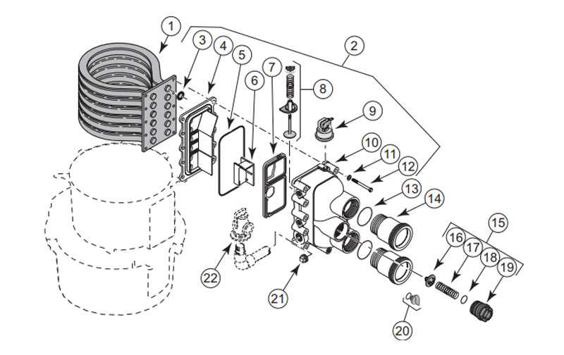 hayward heater parts diagram