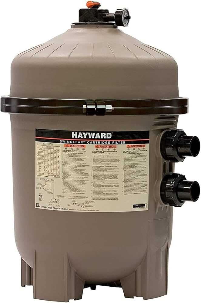 hayward pool filter parts diagram