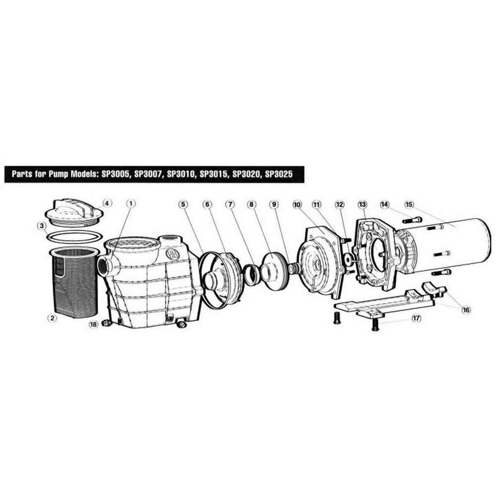 hayward super pump parts diagram