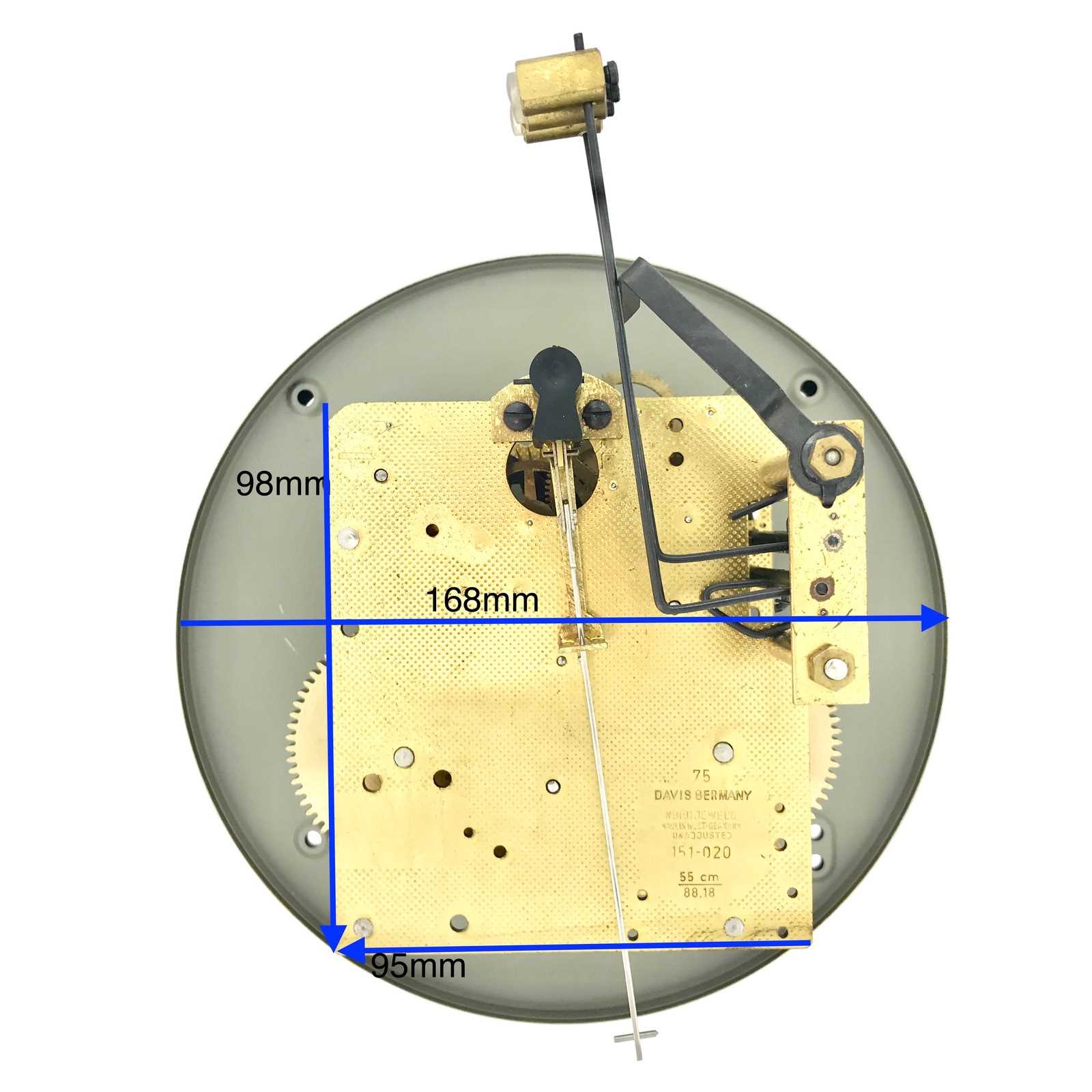 hermle clock movement parts diagram