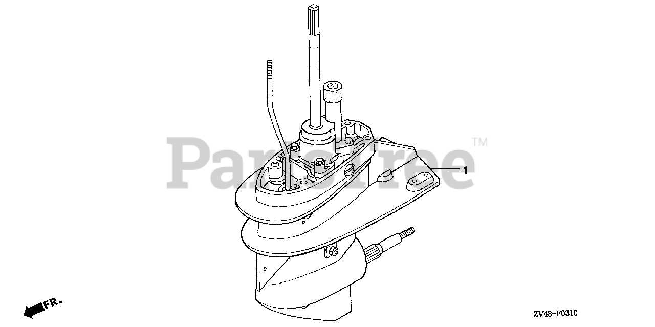 honda 9.9 outboard parts diagram