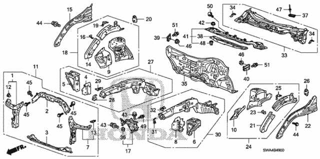 honda cr v body parts diagram