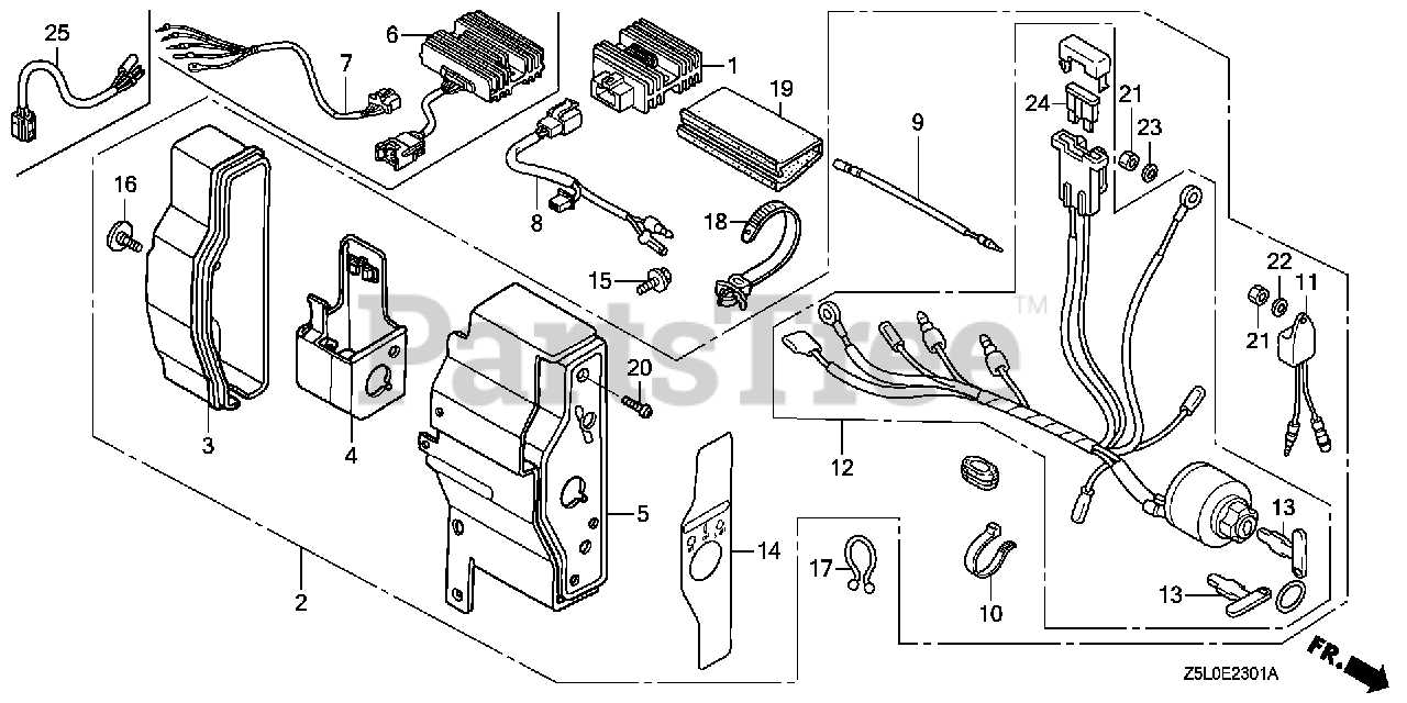 honda gx340 parts diagram