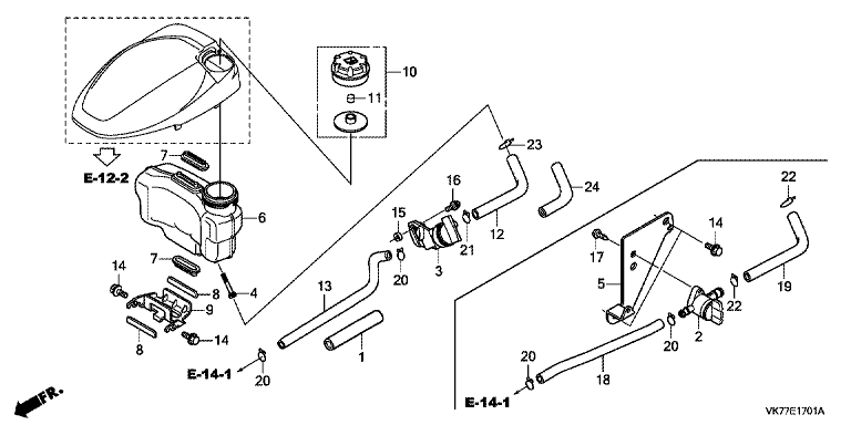 honda hrx217hxa parts diagram