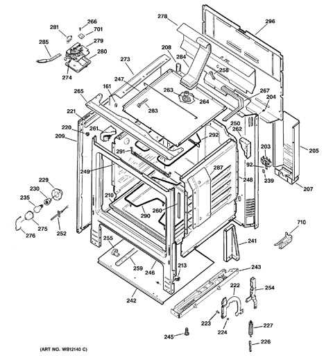 hotpoint range parts diagram