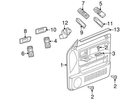 hummer h3 parts diagram