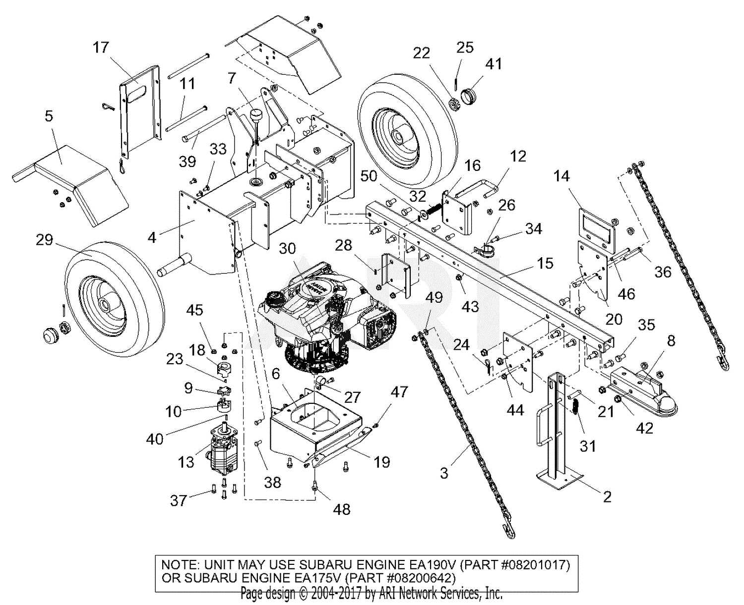 huskee 22 ton log splitter parts diagram