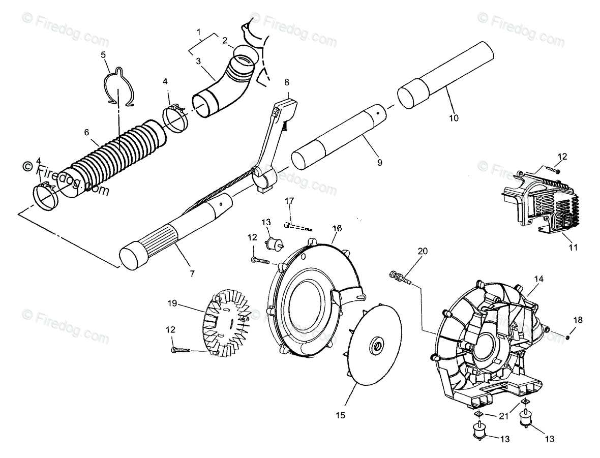 husqvarna 125b blower parts diagram